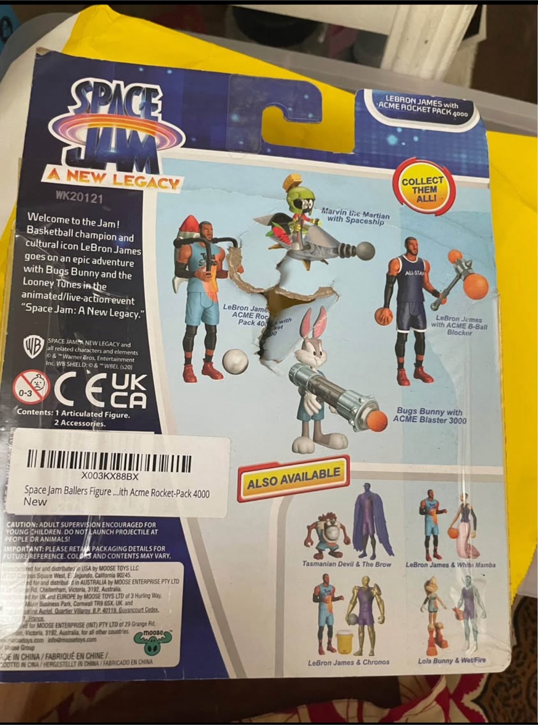 New Space Jam LeBron James with ACME Rocket Pack 4000 - photo 3