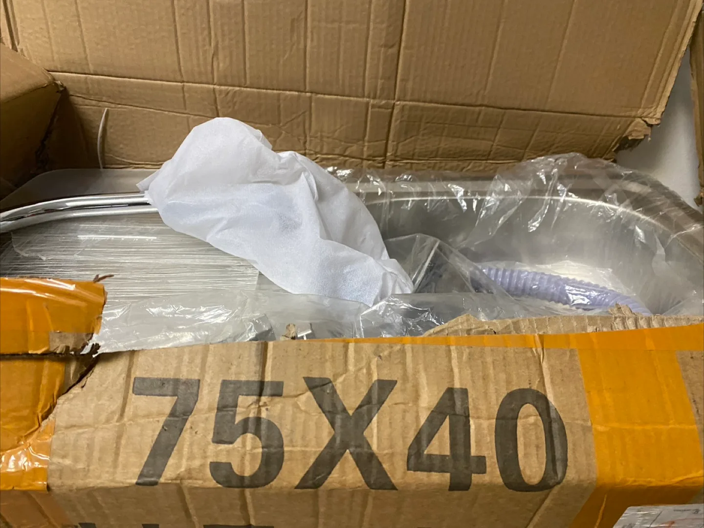 New Stainless Steel Sink 75x40