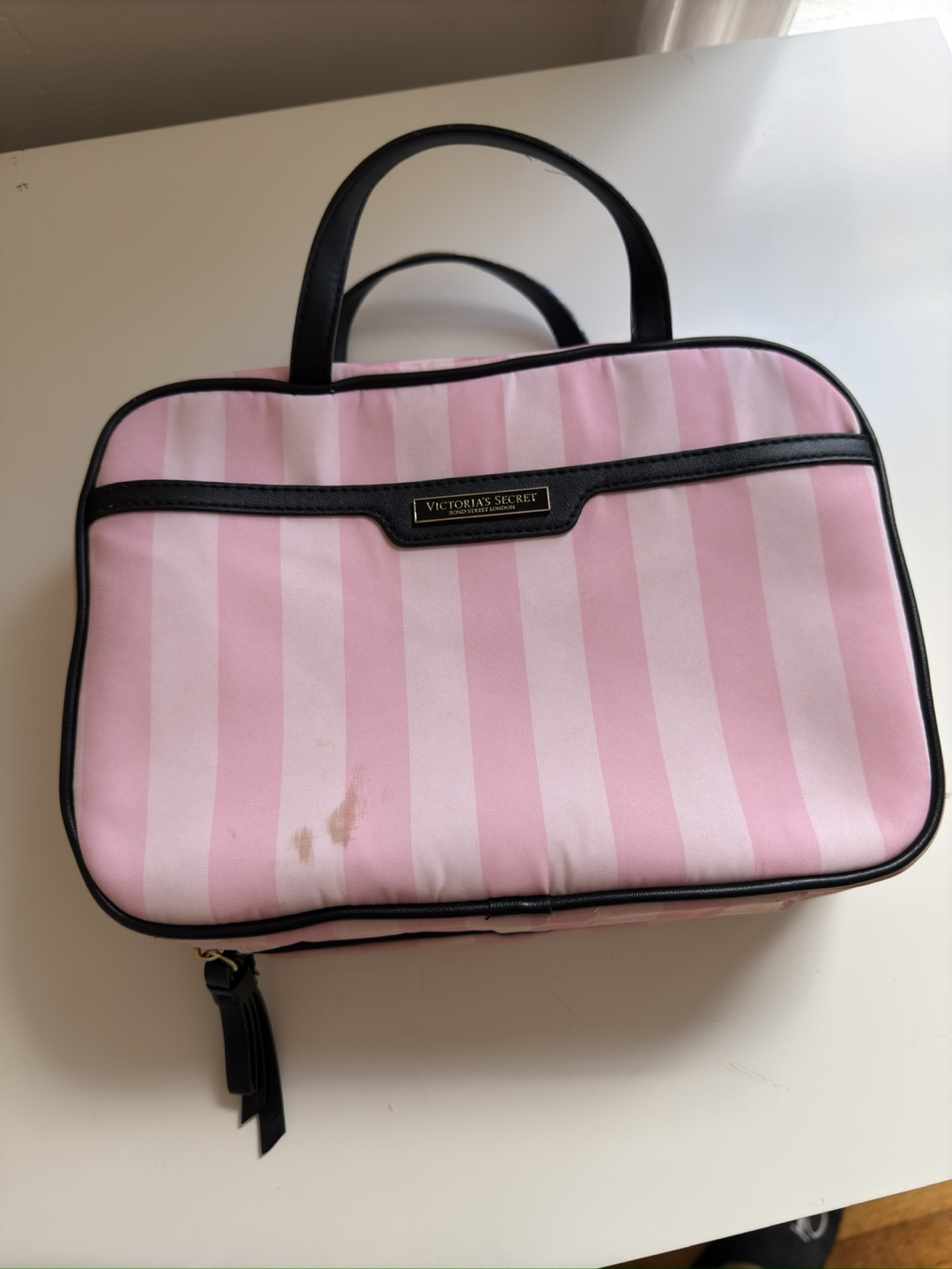 Victoria's Secret Pink Stripe Travel Bag - photo 2