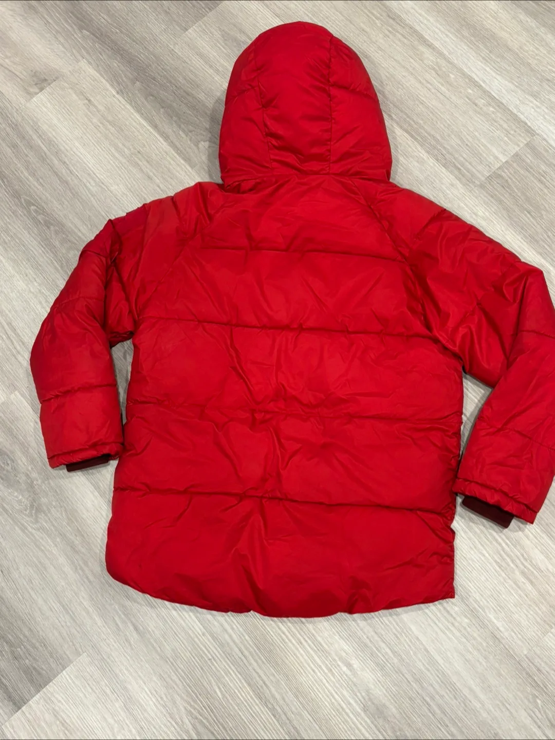 Zara Kids Red Puffer Jacket Size 11/12 image indicator(3)
