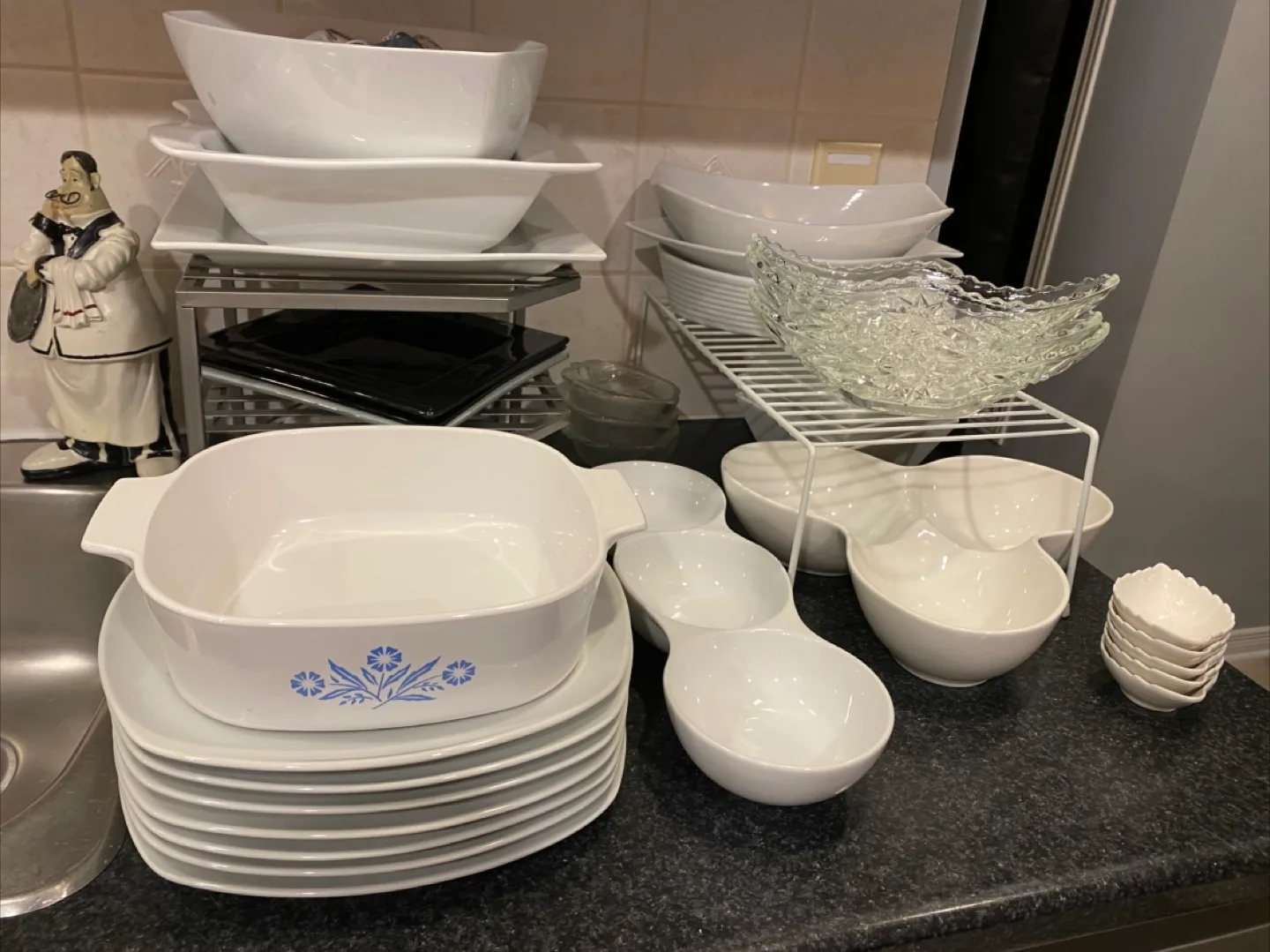 White Serving Dishes - Elegant Collection