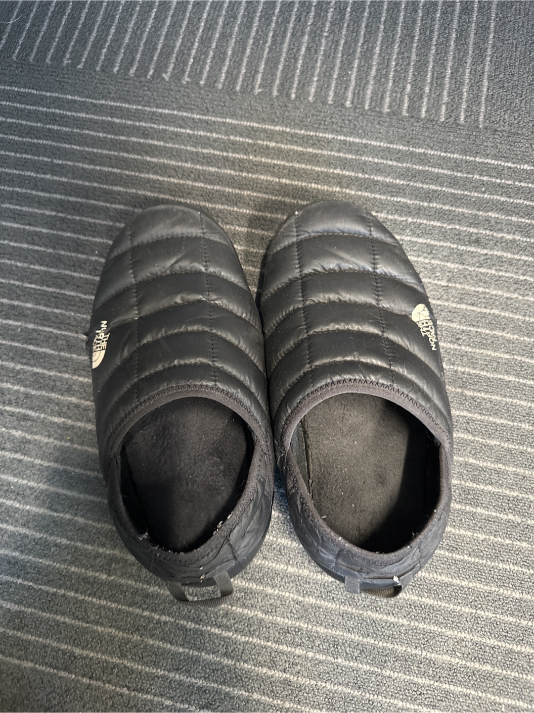 The North Face Black Tent Mule Slippers sz 8 wmns