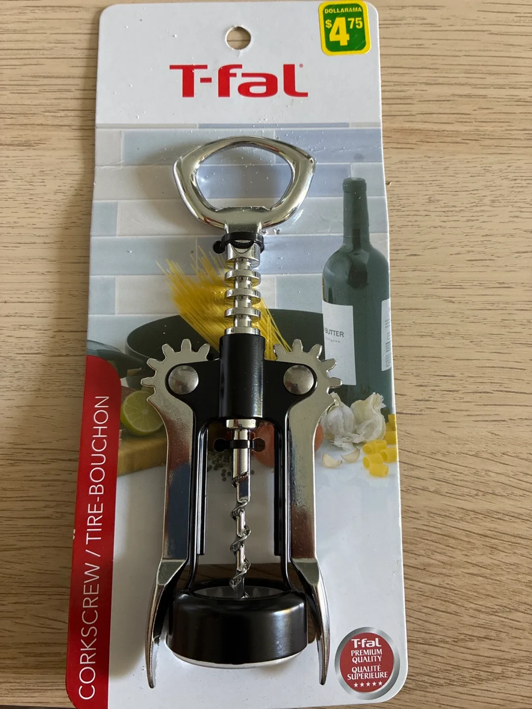 T-fal Corkscrew Tire-Bouchon - New