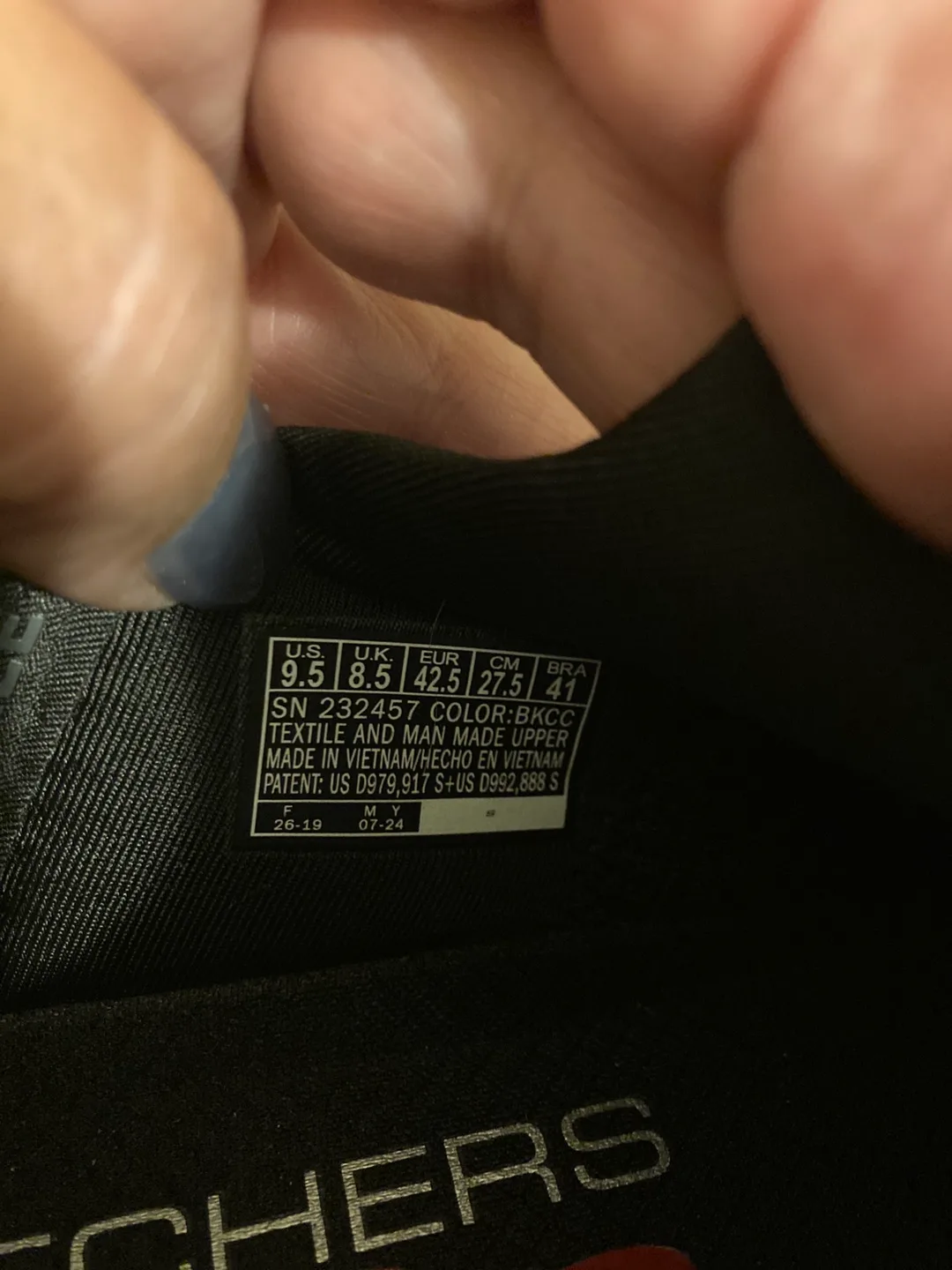 Skechers Slip-ins Mens 9.5 Black image indicator(2)