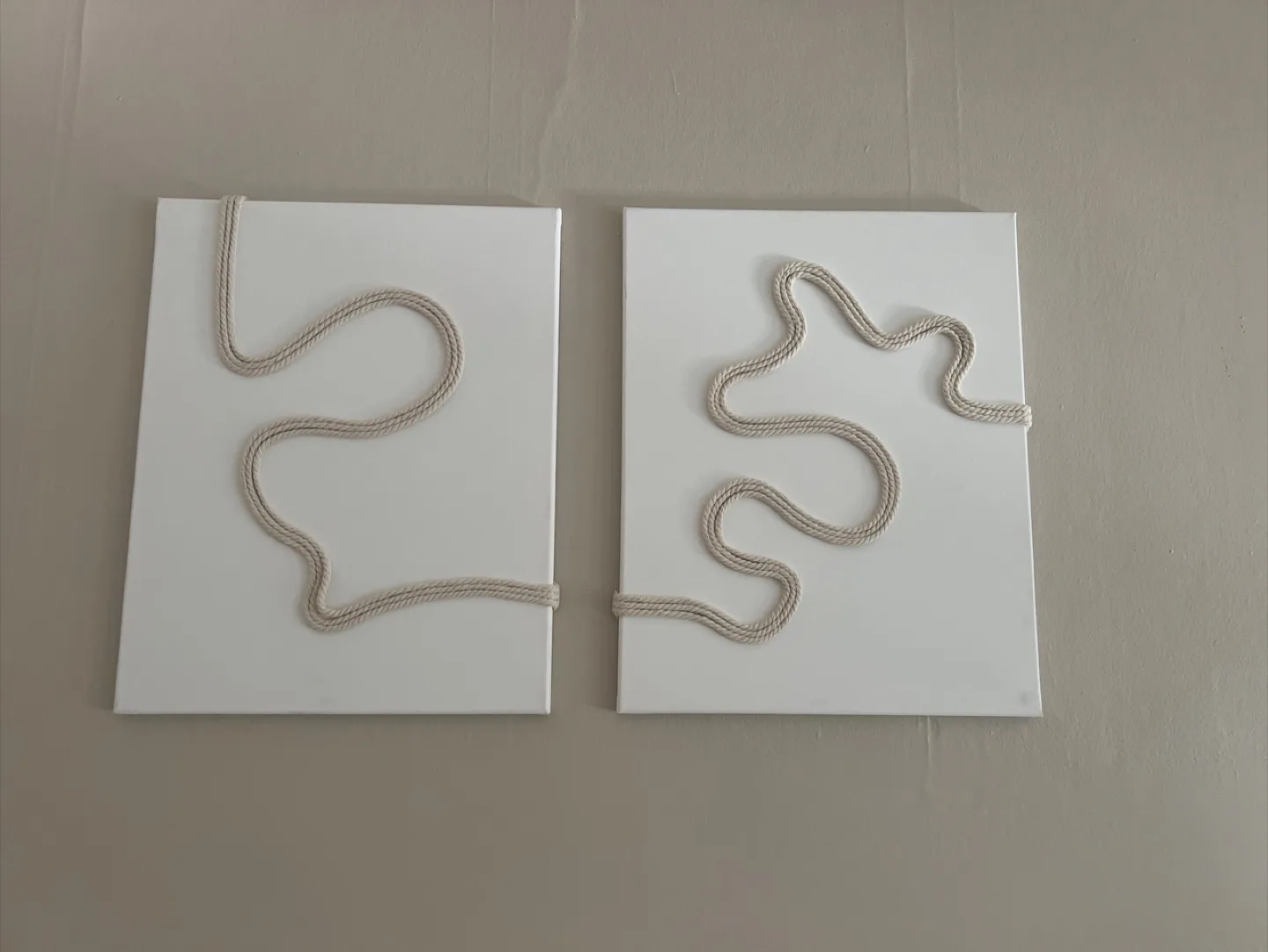 Rope Design Wall Art - Set of 2 thumbnail