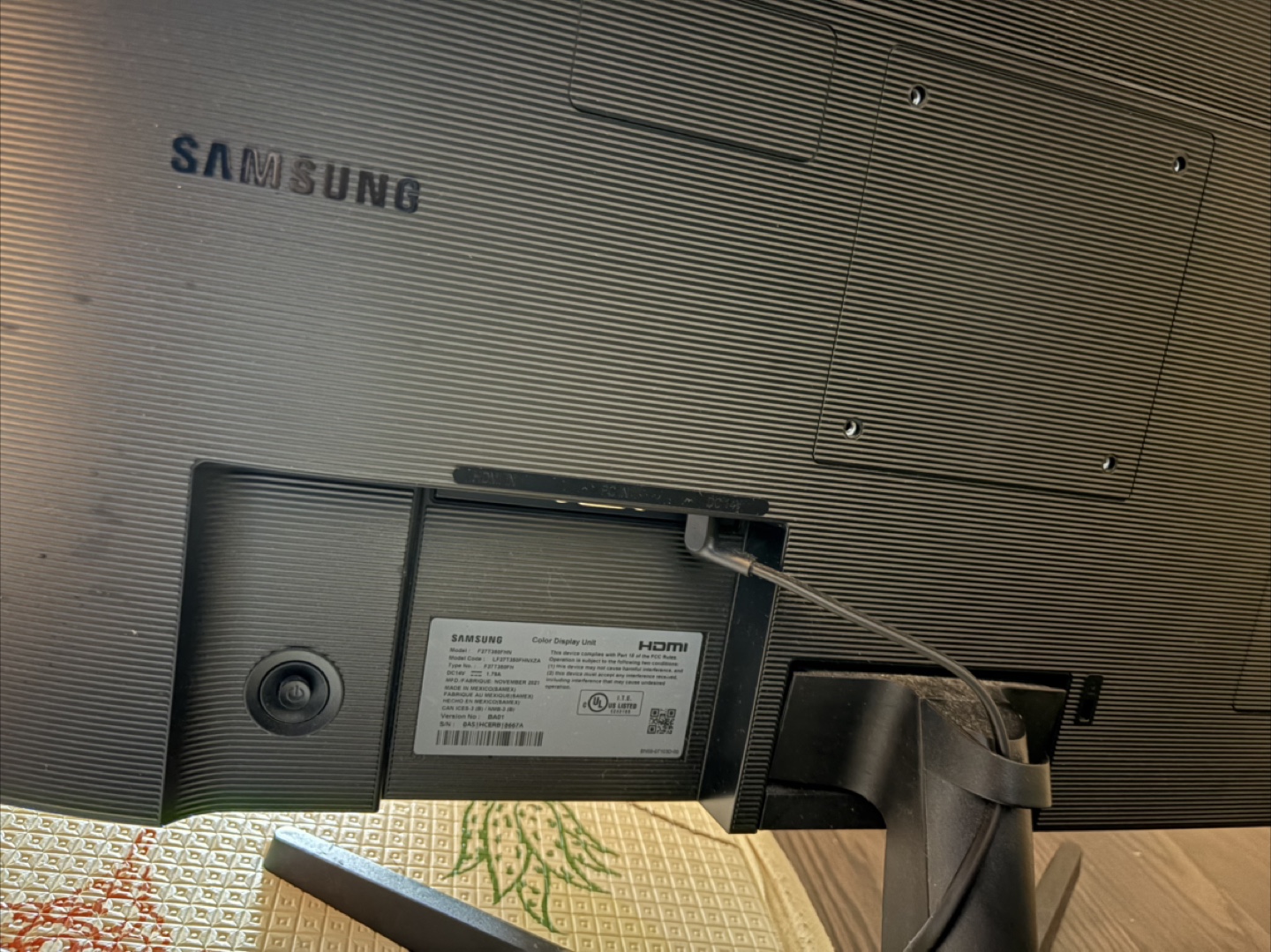 Samsung F27T350FHN 27" Monitor - photo 2