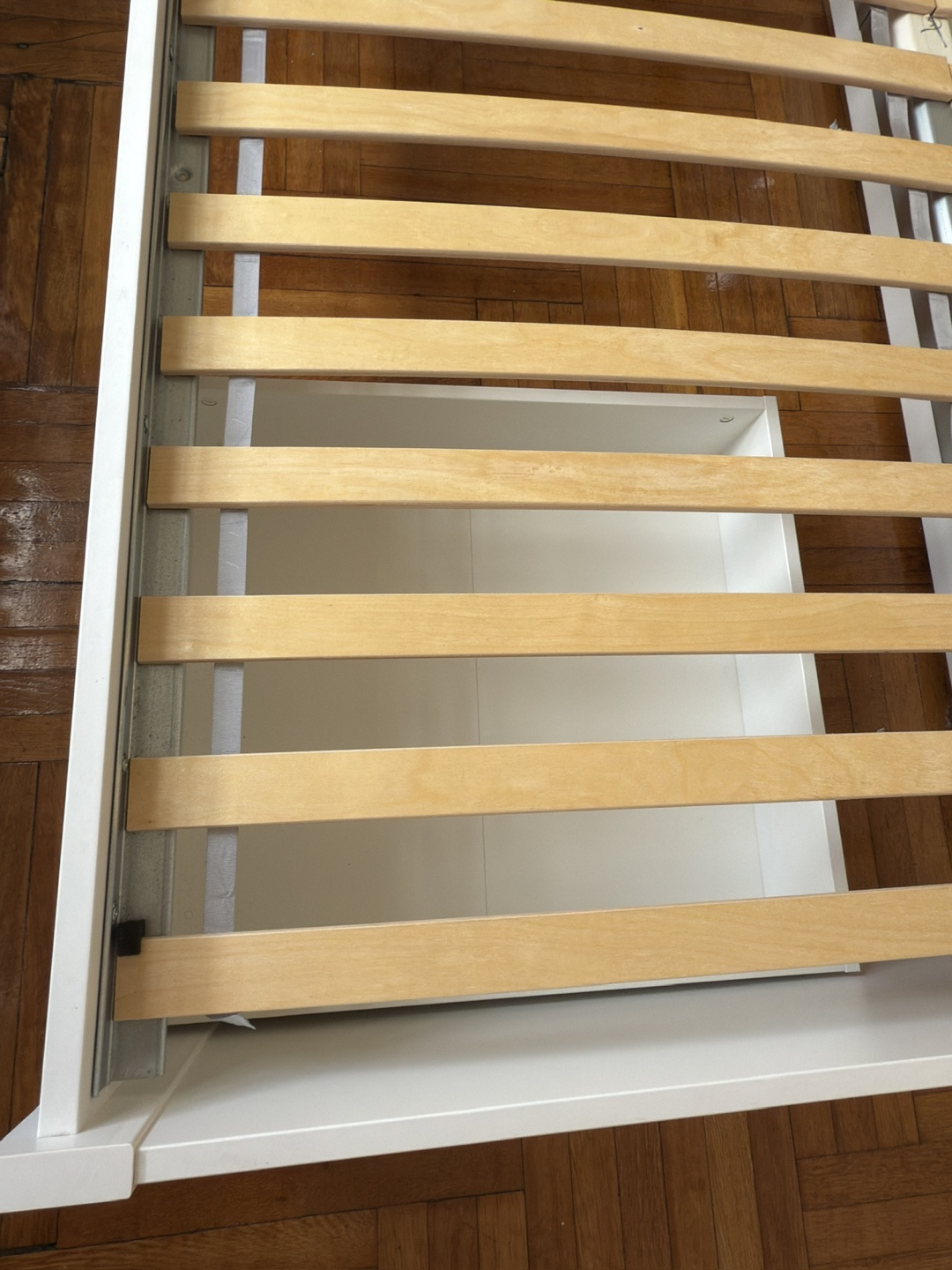 IKEA like new!!! Queen White Bed Frame with Storage Drawers - photo 4