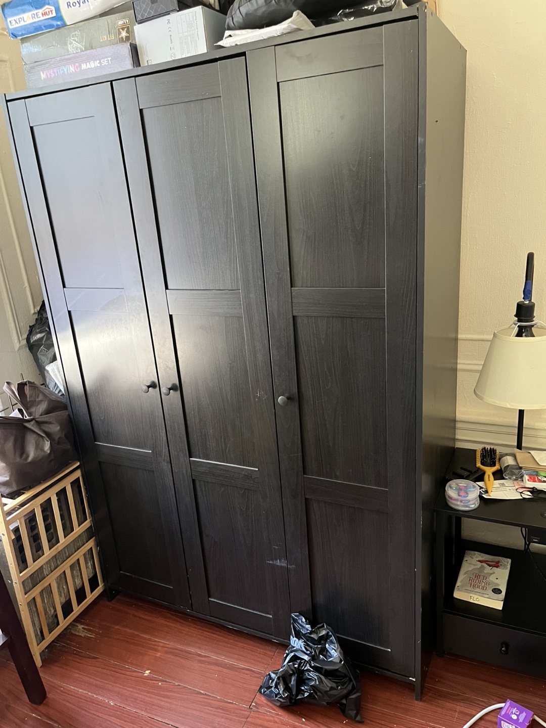 IKEA PAX Wardrobe - Black-Brown
