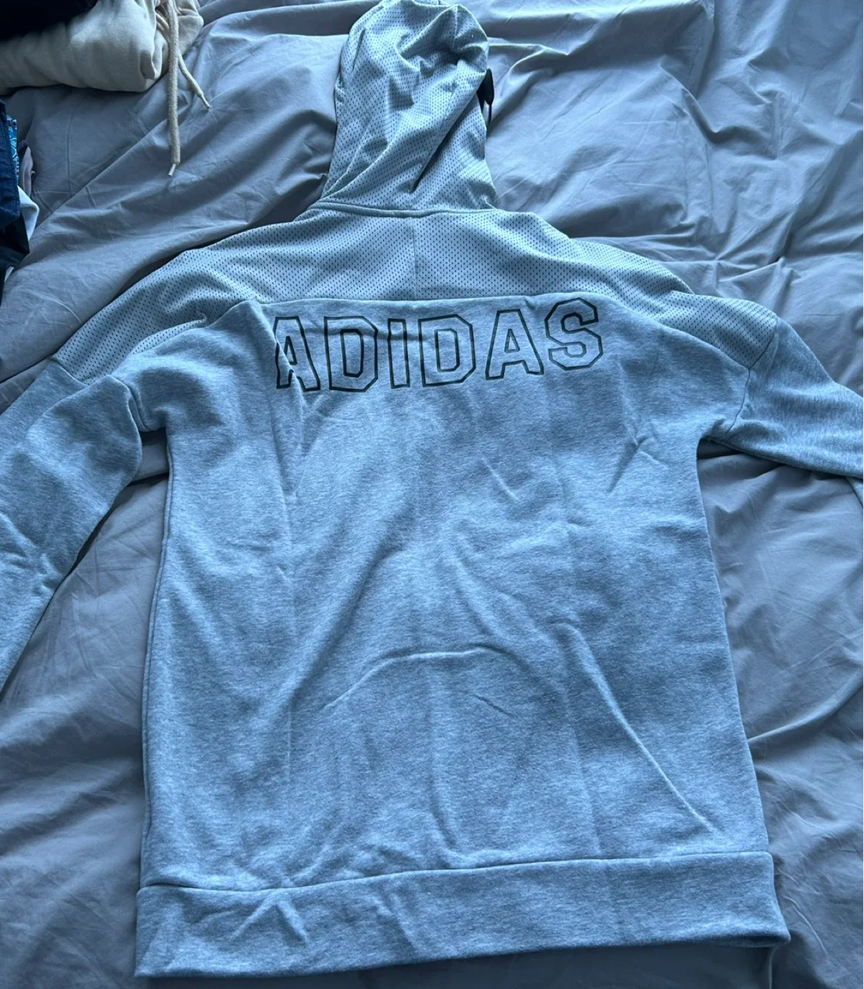 Adidas Grey Hoodie - Size S image indicator(3)