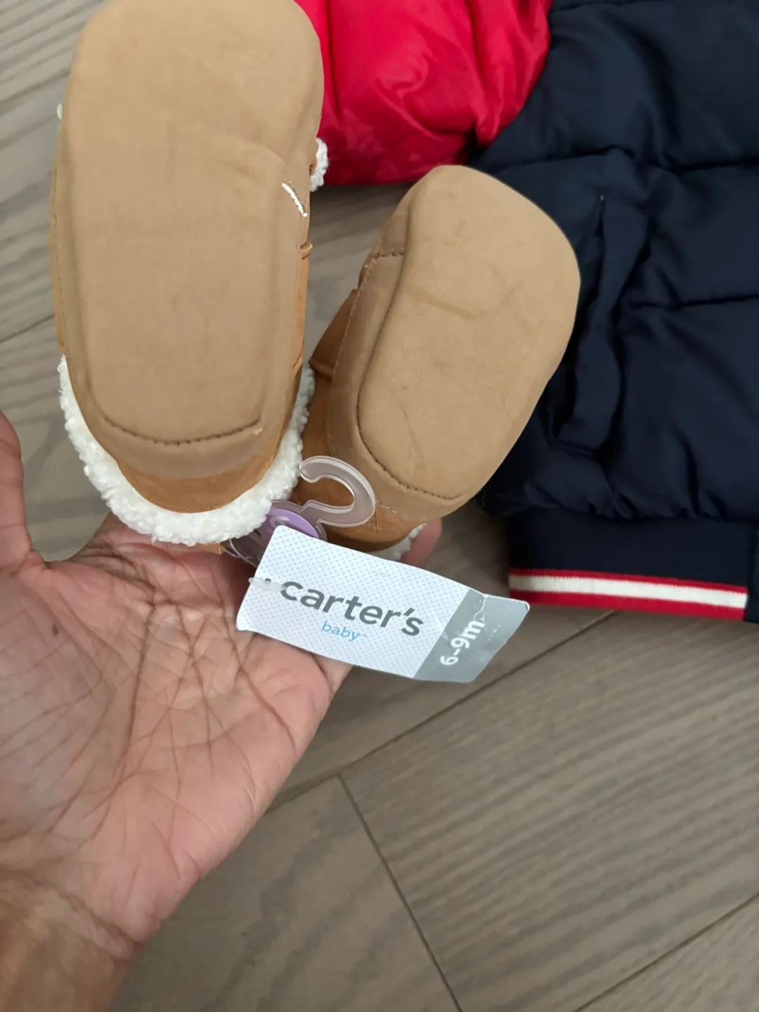 Carter's Baby Shoes (6-9m) & GAP Puffer Jacket image indicator(3)