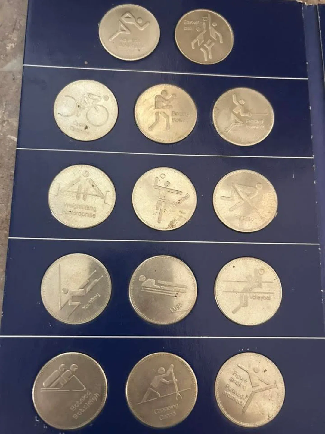 1980 Olympic Trust Official Sports Coins image indicator(4)