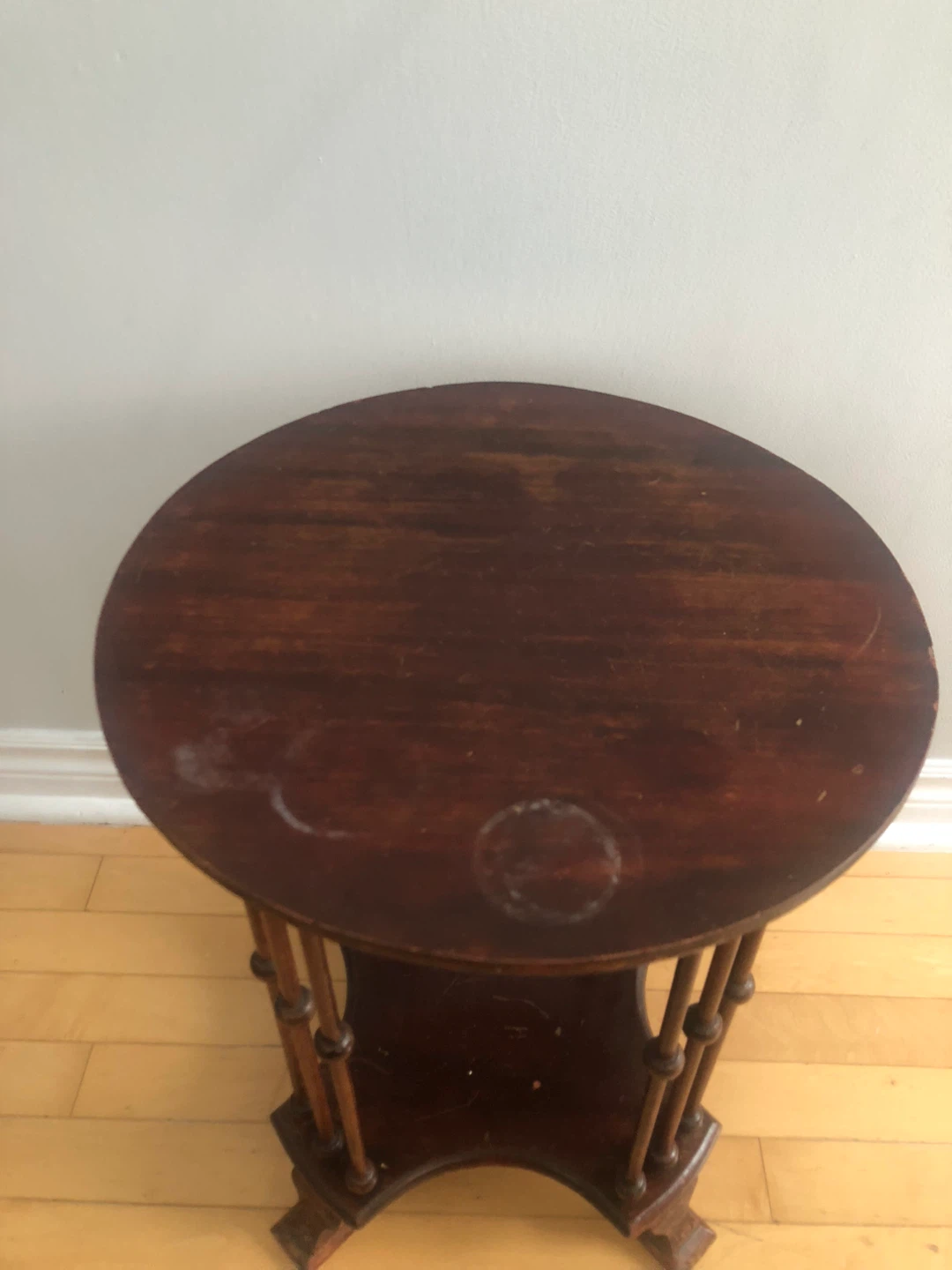 Vintage Wooden Side Table - photo 2