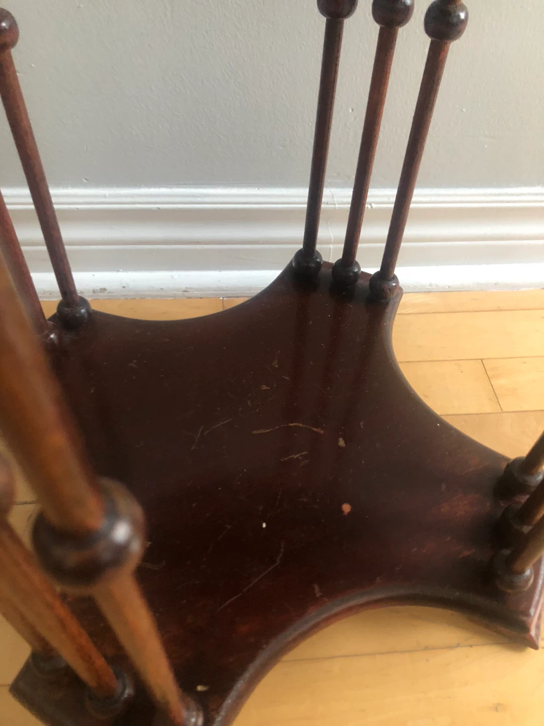 Vintage Wooden Side Table - photo 4