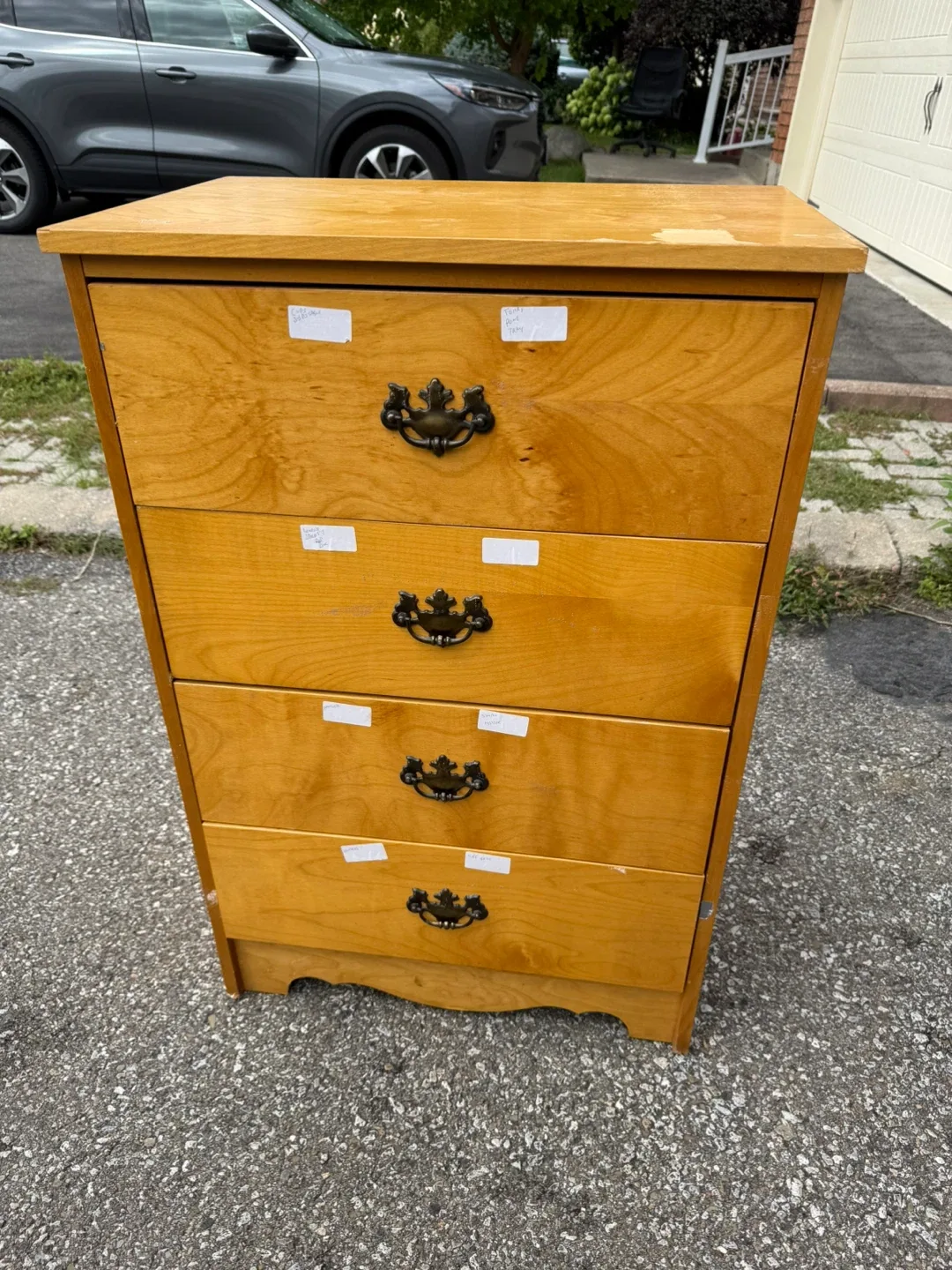 Wooden 4-Drawer Dresser thumbnail