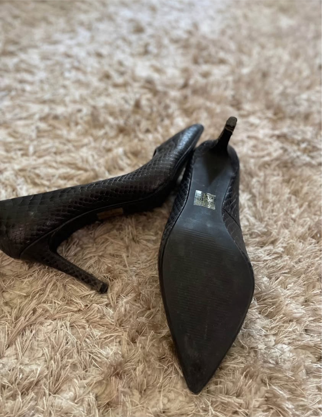 Town Shoes Black Heels - Size 7 - photo 3