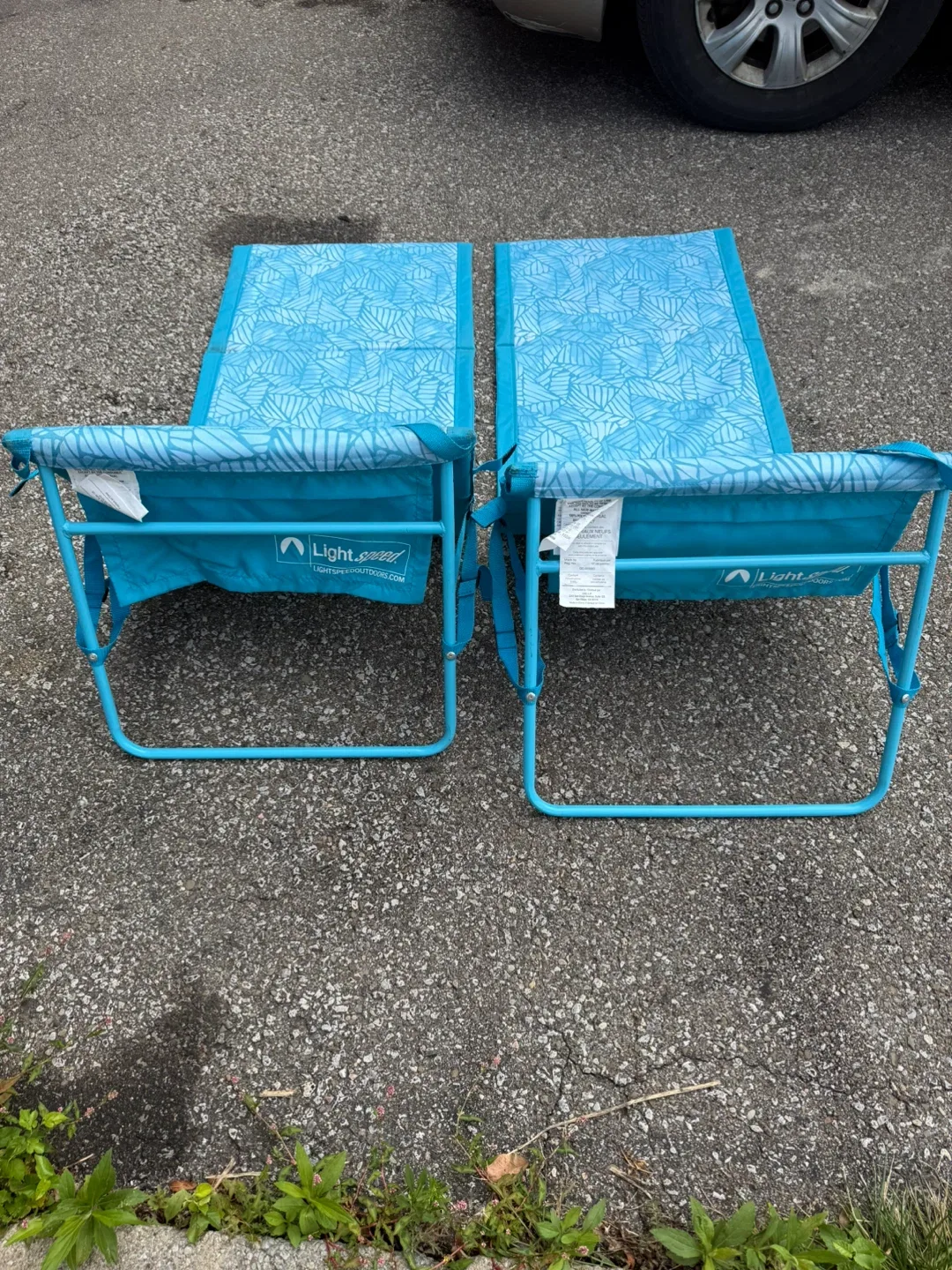 LightSpeed Outdoors 2-Pack Loungers - Blue image indicator(3)