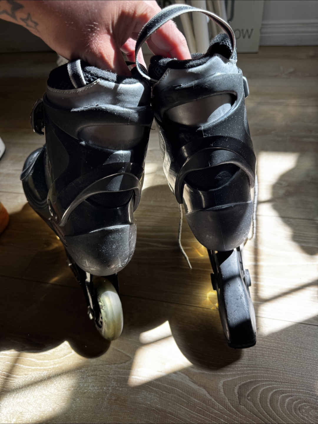 Infinity Alloy-Mag Inline Skates, Black/Silver 10 UK - photo 3