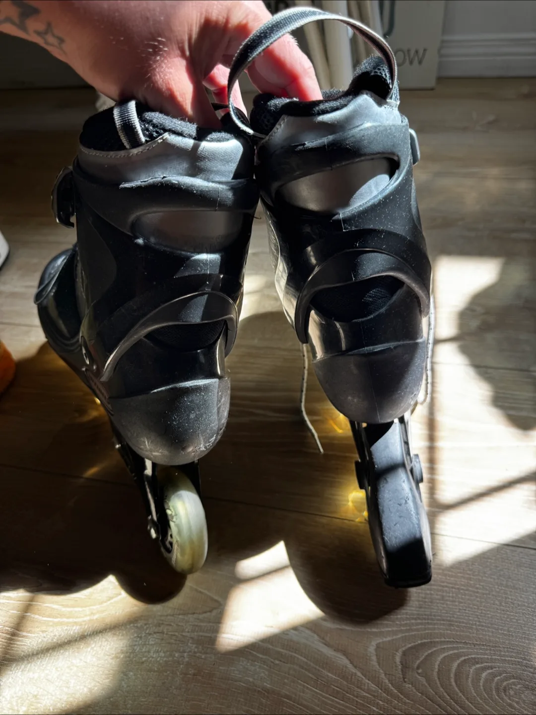 Infinity Alloy-Mag Inline Skates, Black/Silver 10 UK image indicator(3)