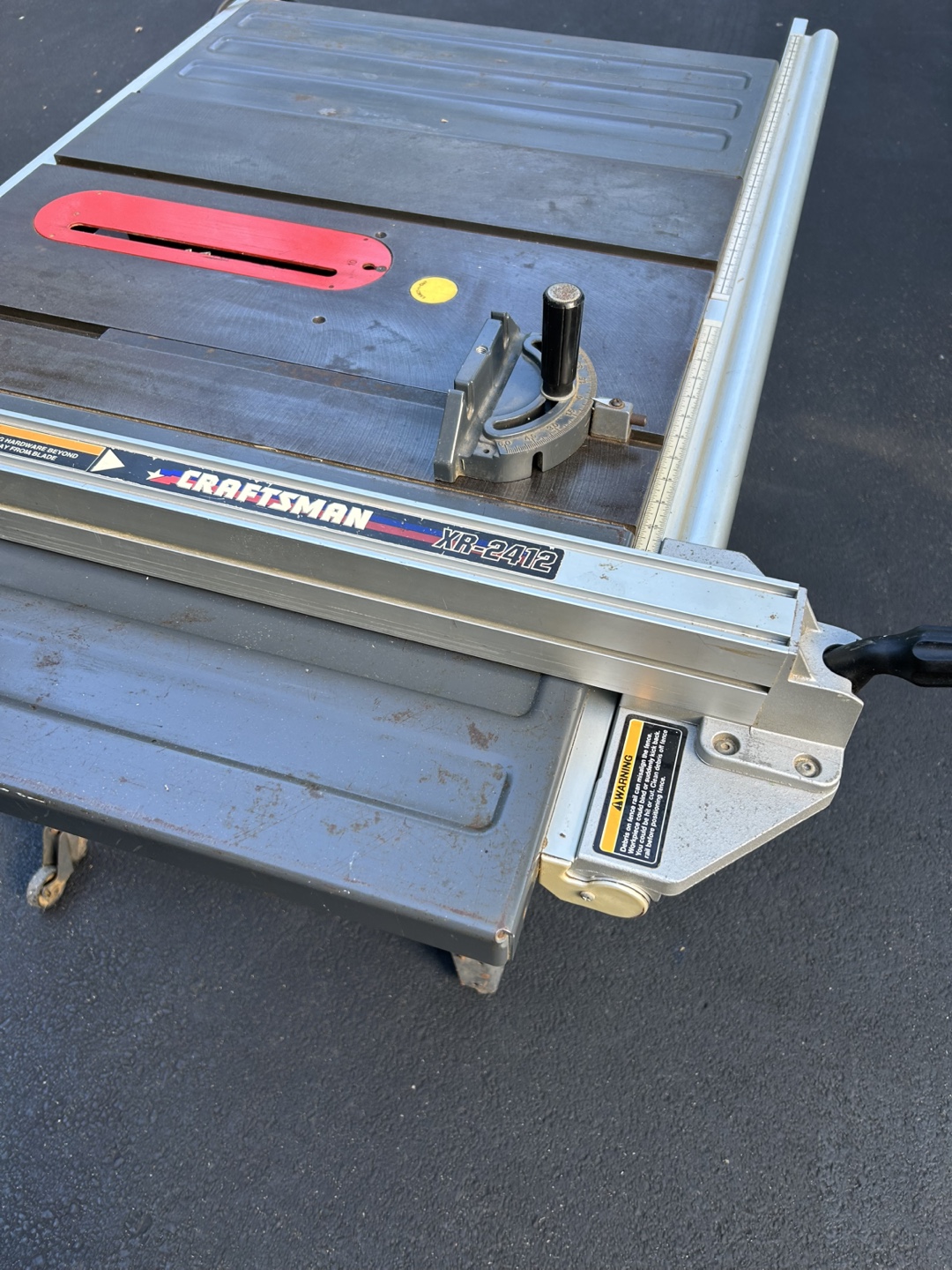 Craftsman XR-2412 Table Saw - photo 3