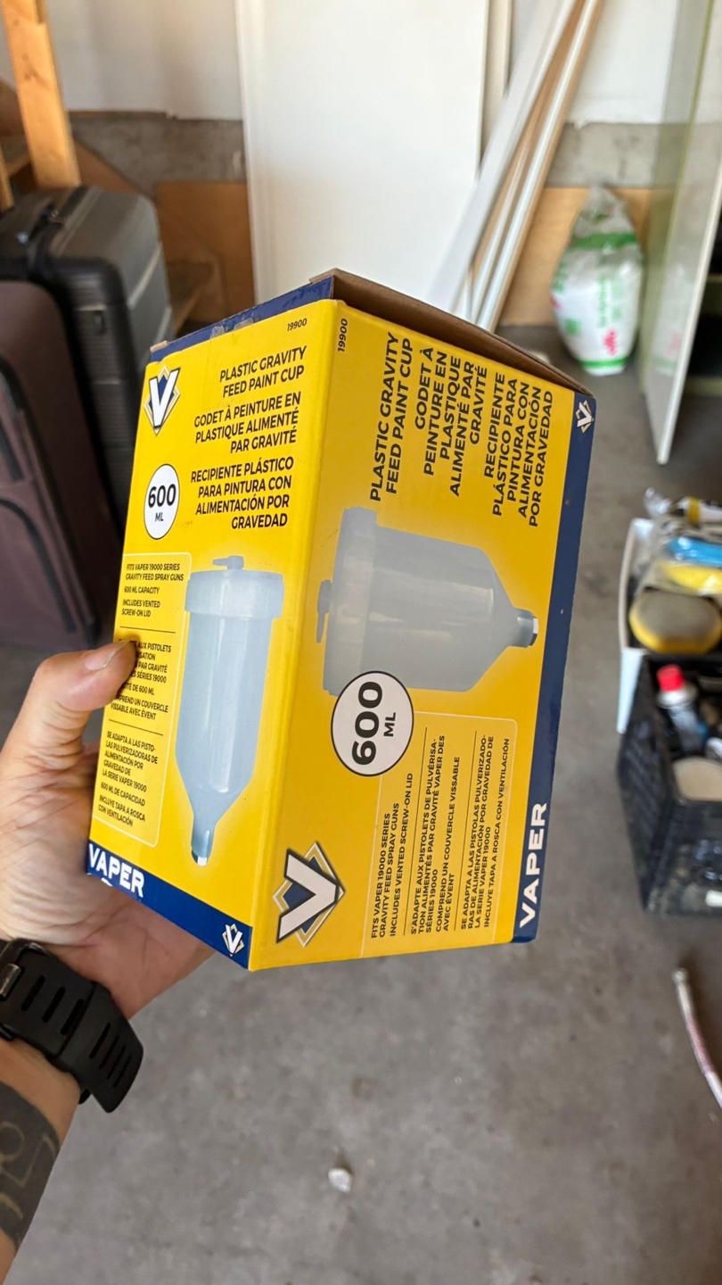 Vaper Gravity Feed L.V.L.P. Touch Up Spray Gun - photo 2