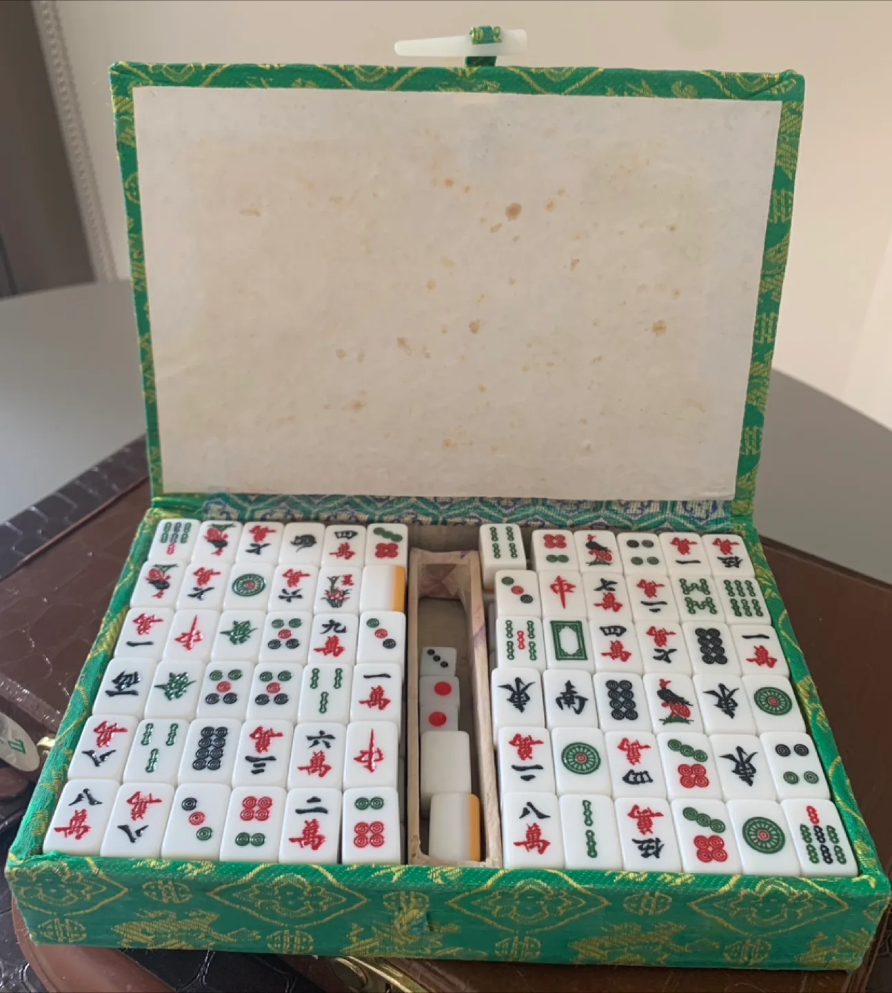 Deluxe Mini Mahjong Game Set with Box image indicator(2)