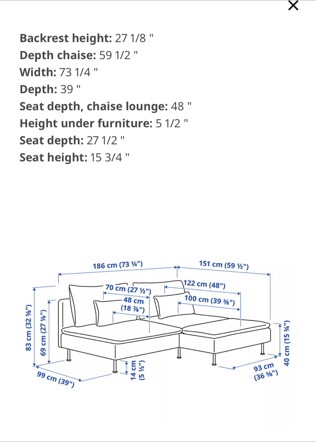 IKEA Soderhamn Sectional Sofa - photo 2