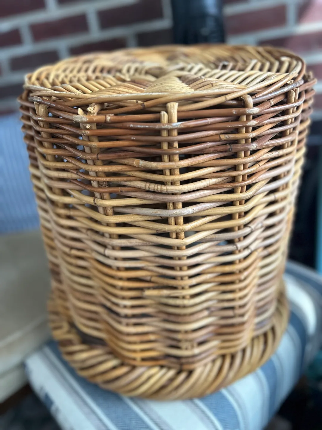 Woven Wicker Basket - Perfect for Home Decor image indicator(3)