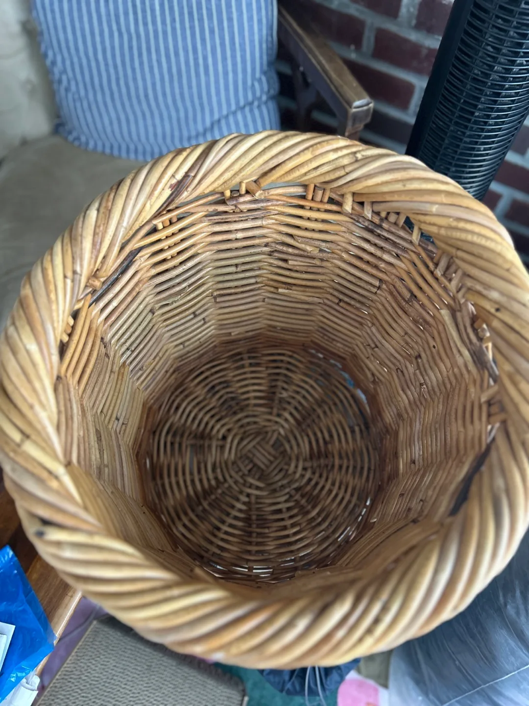 Woven Wicker Basket - Perfect for Home Decor image indicator(2)