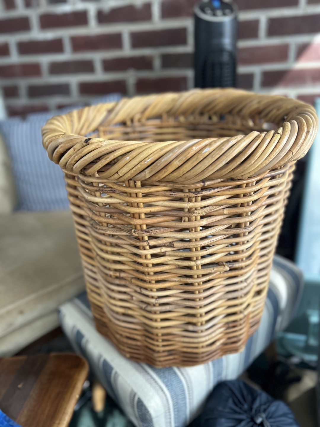 Woven Wicker Basket - Perfect for Home Decor
