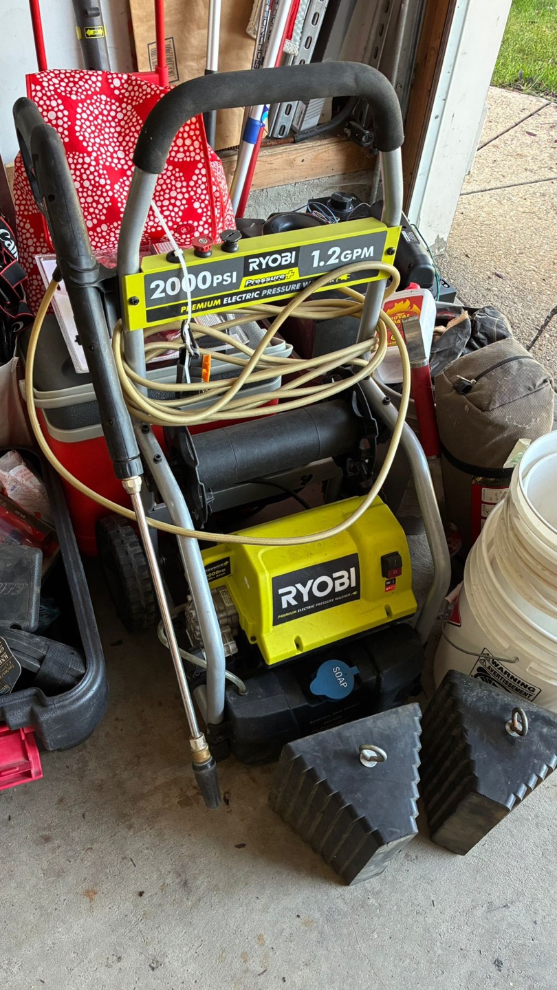 Ryobi 2000 PSI Electric Pressure Washer