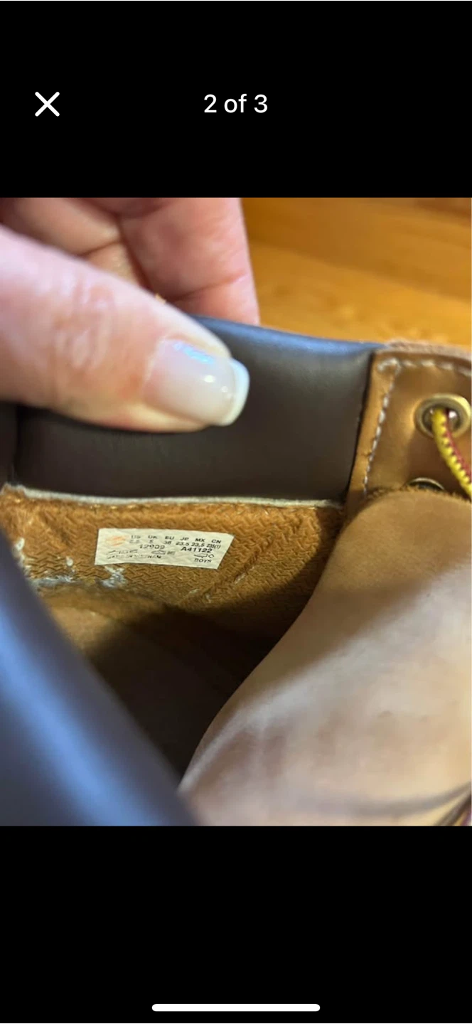 Timberland Tan Leather Boots, Size 5.5 - photo 3
