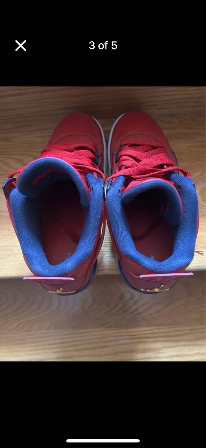 Jordan 4 Retro Red Thunder - Size 5.5Y - photo 3