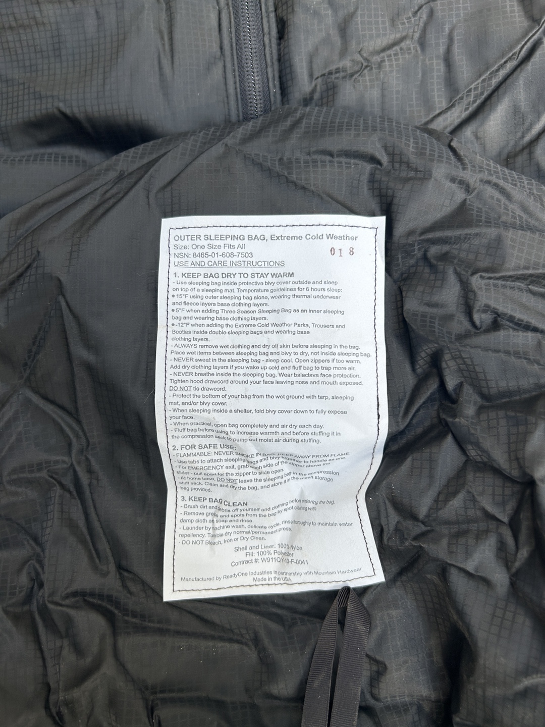 Outdoor Sleeping Bag, Extreme Cold Weather - photo 3