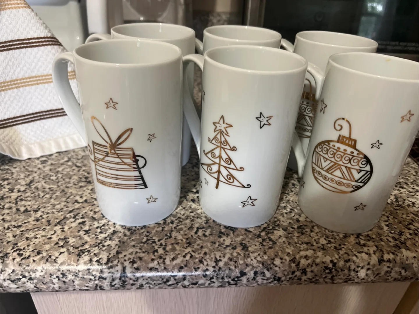 Christmas Themed Mugs - Set of 6 thumbnail