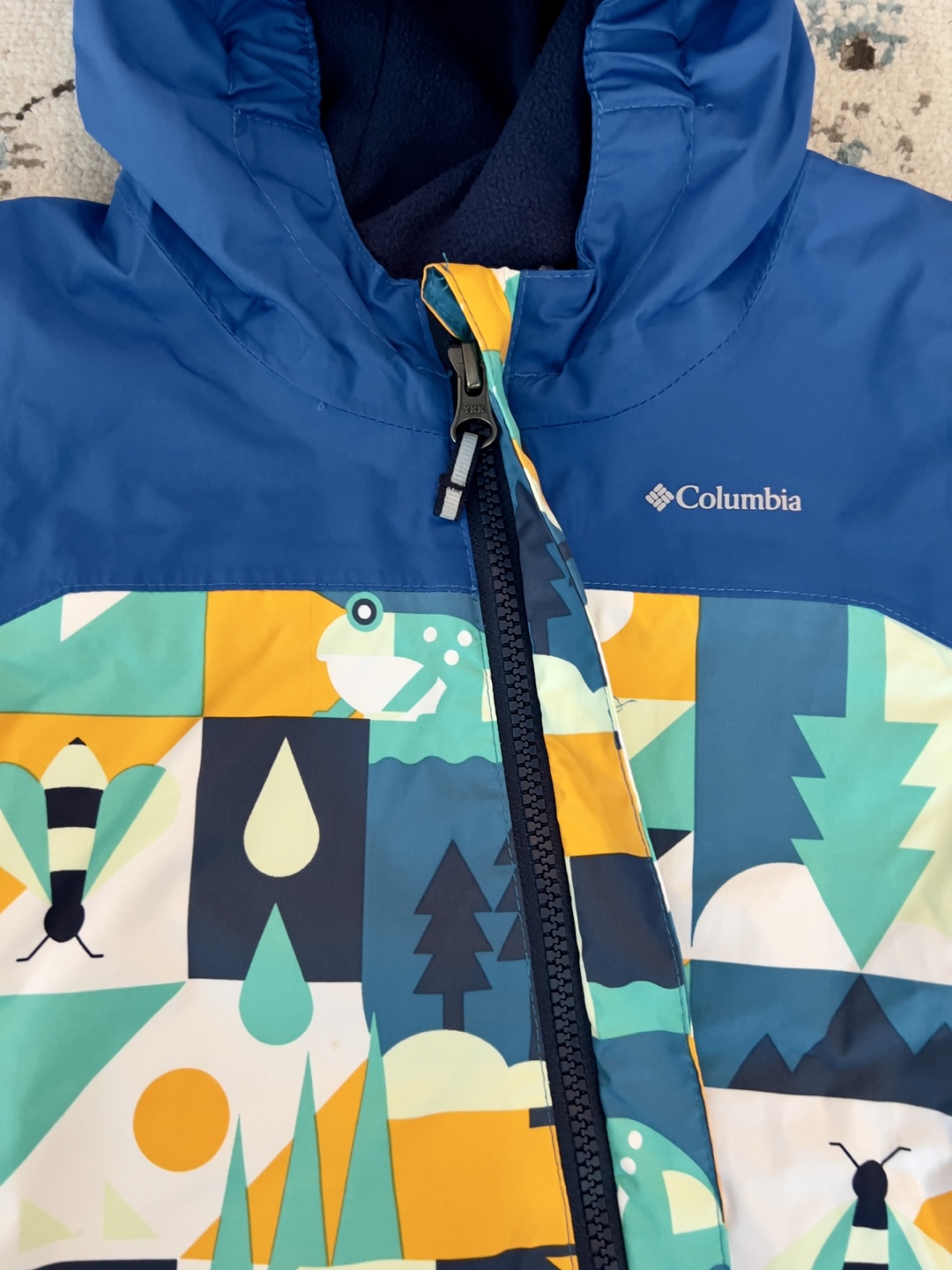 Columbia Kids' Rain Suit - Blue & Patterned - photo 4