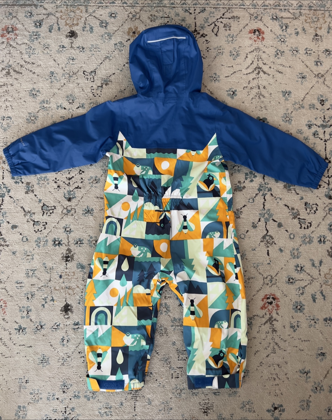 Columbia Kids' Rain Suit - Blue & Patterned - photo 2