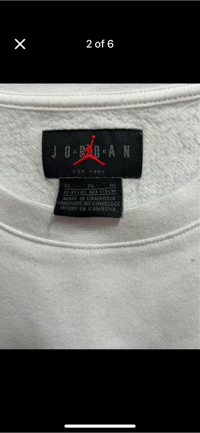 Champion & Jordan Sweatshirts - Size XL - photo 2