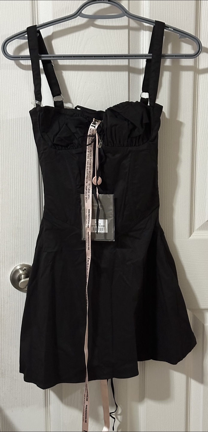 House of CB - Carlotta Black Corset Mini Dress | Size: XS | NWT - photo 3