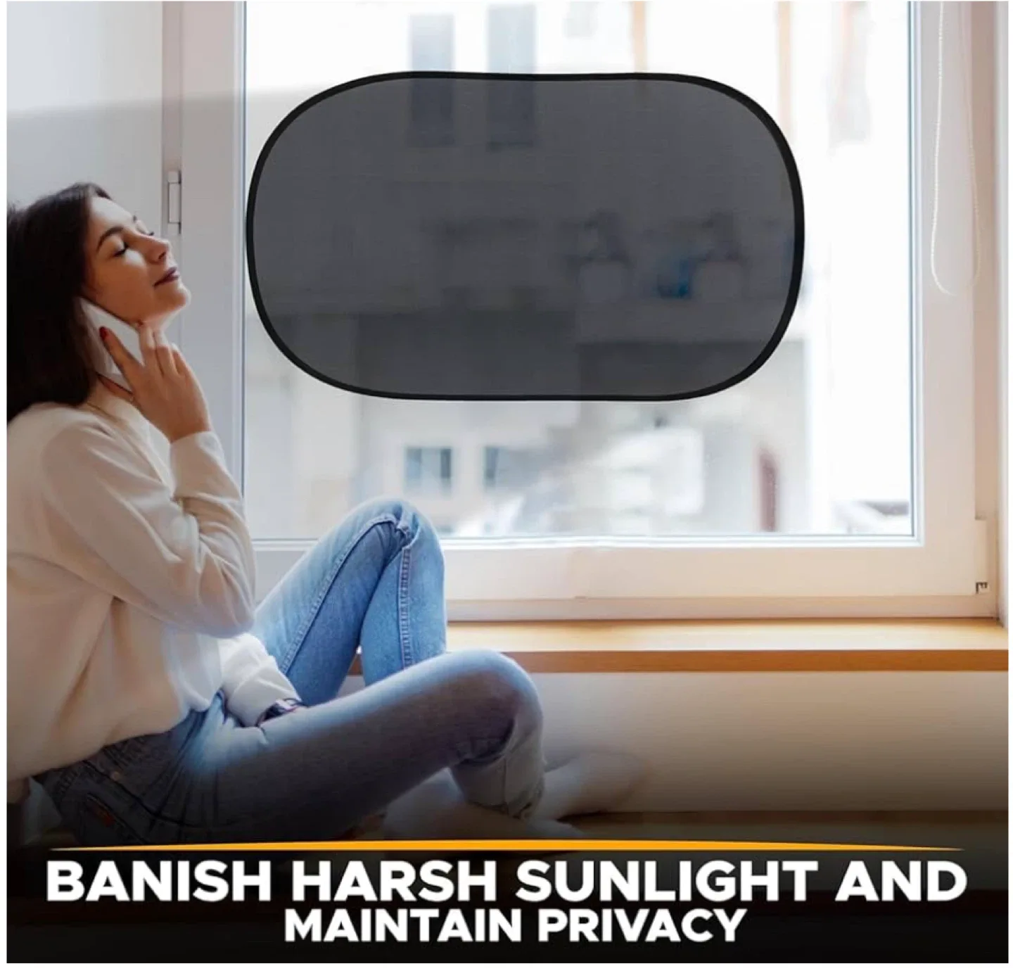 Car Window Sun Shade - 20"x12" image indicator(6)