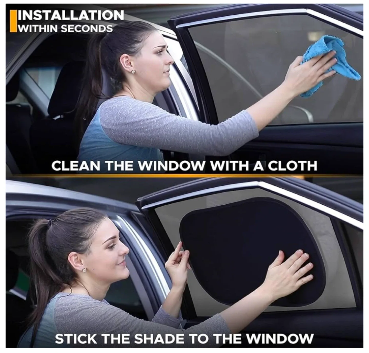 Car Window Sun Shade - 20"x12" image indicator(3)