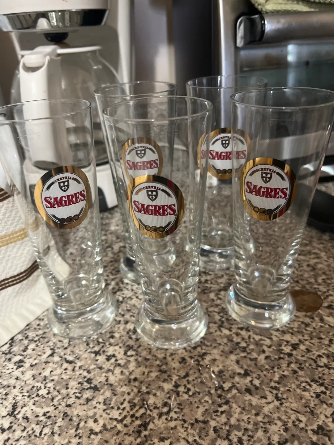 Sagres Beer Glasses - Set of 5 thumbnail