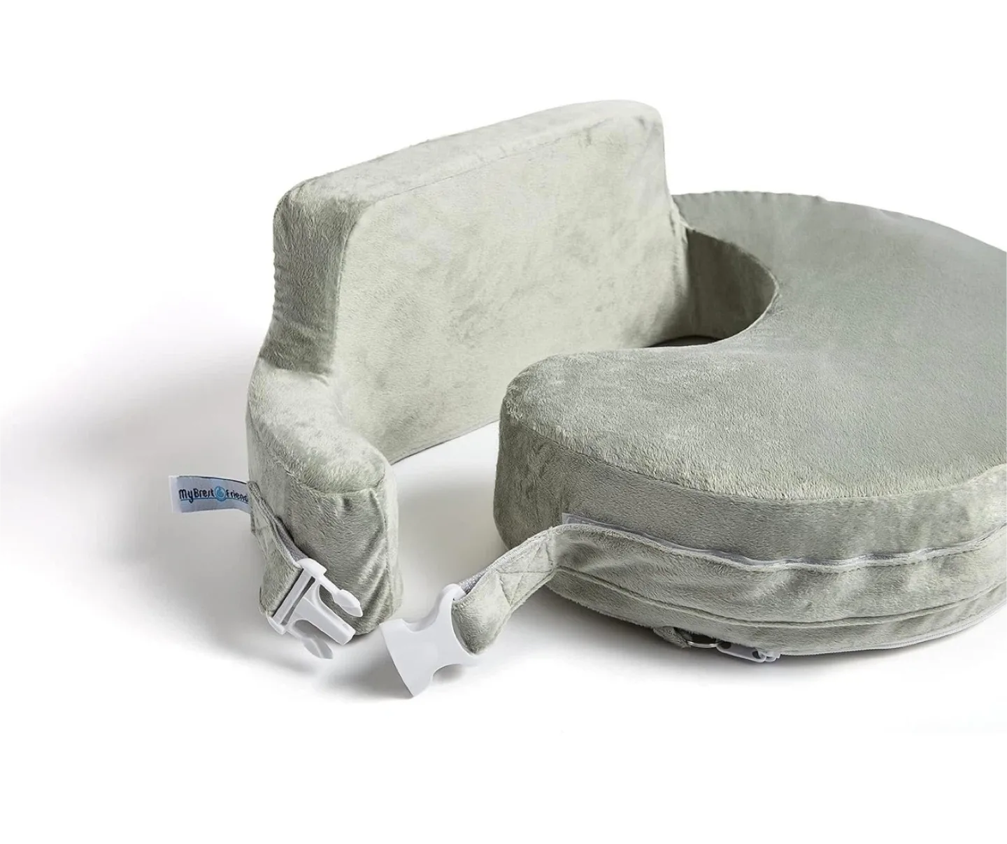 My Brest Friend Super Deluxe Breastfeeding Pillow - Grey image indicator(3)