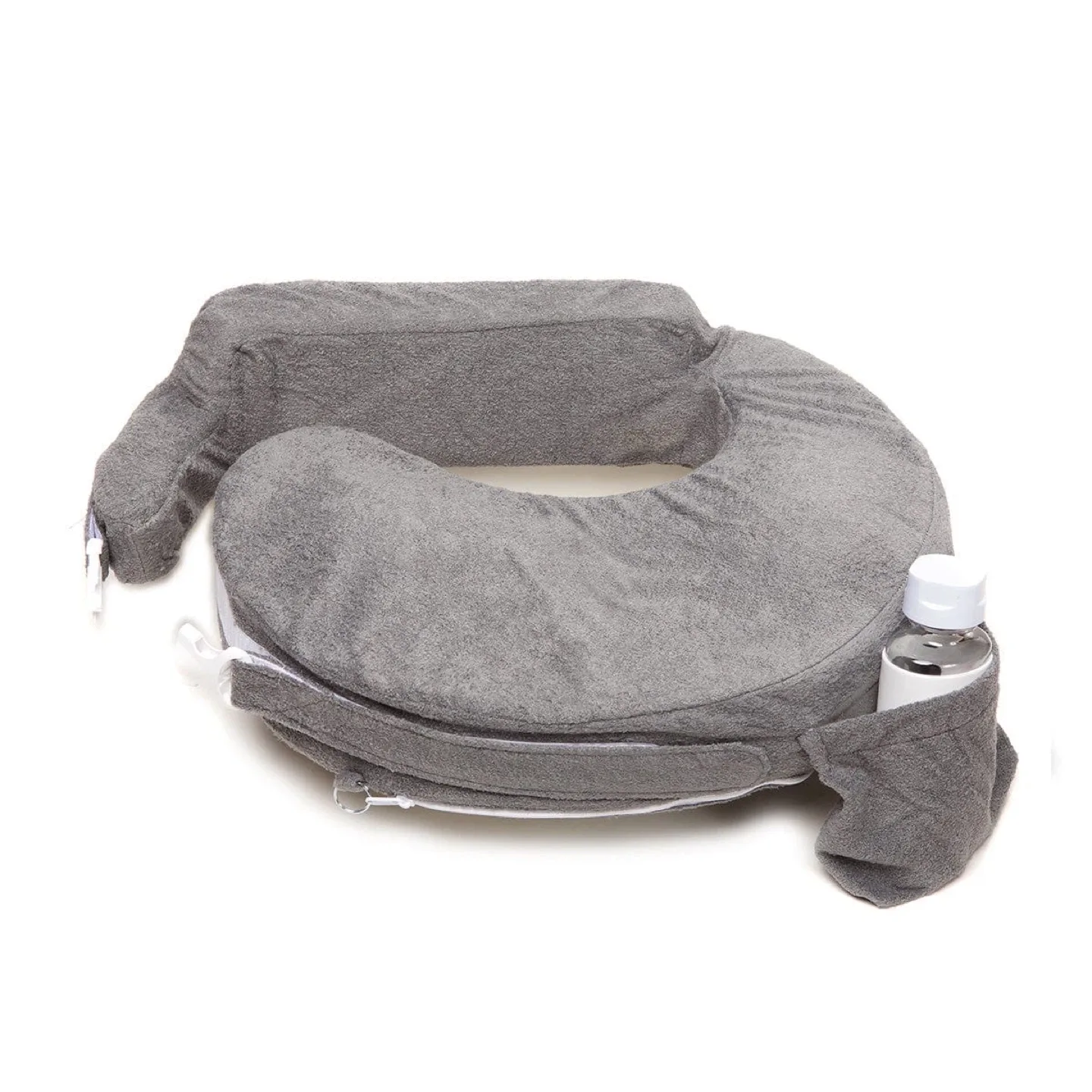 My Brest Friend Super Deluxe Breastfeeding Pillow - Grey image indicator(5)