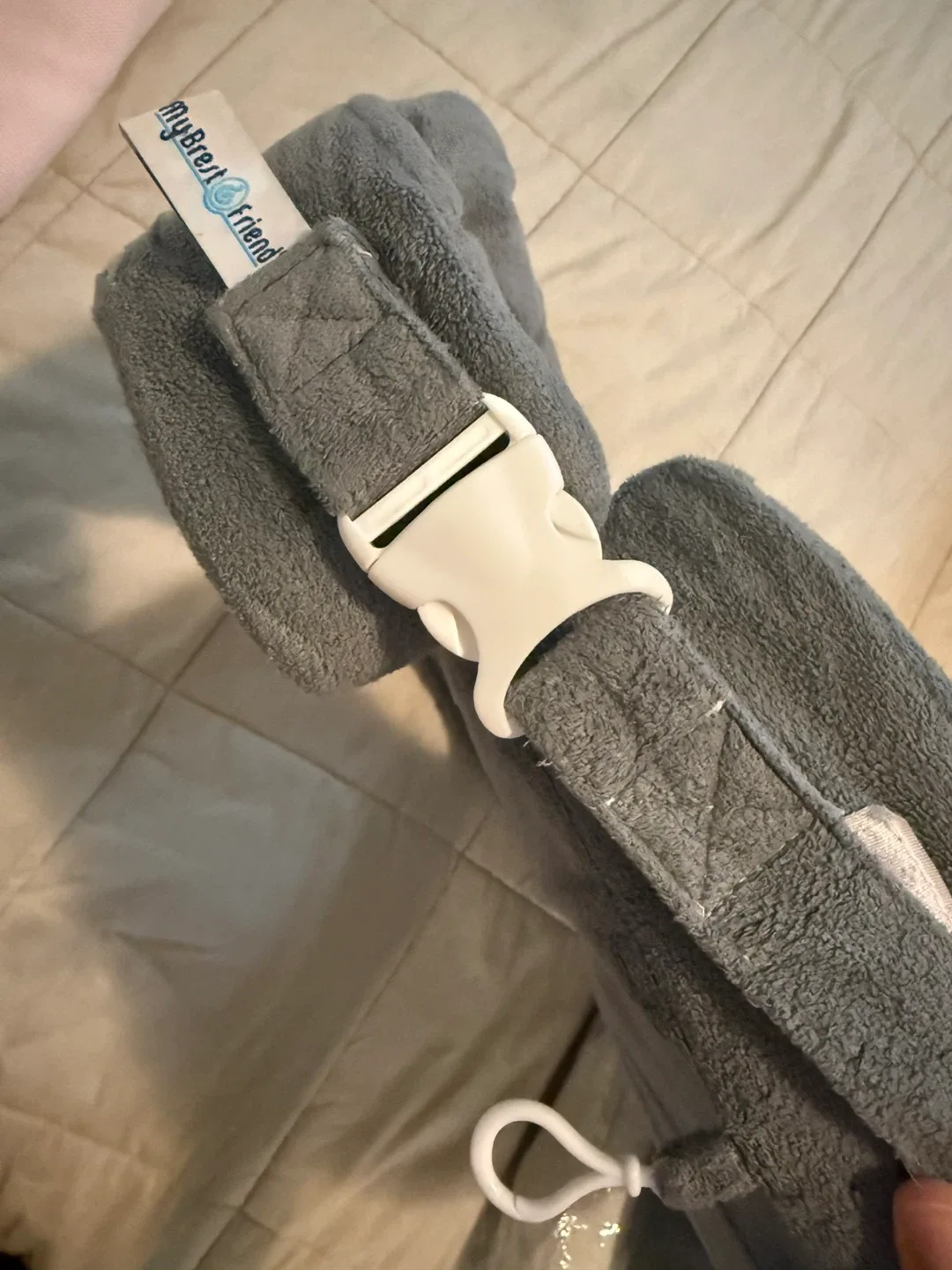 My Brest Friend Super Deluxe Breastfeeding Pillow - Grey image indicator(9)