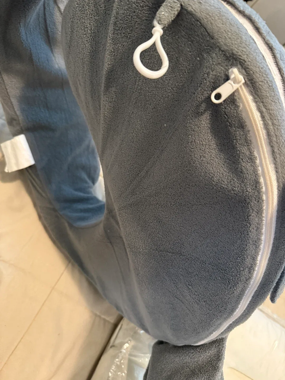 My Brest Friend Super Deluxe Breastfeeding Pillow - Grey image indicator(7)