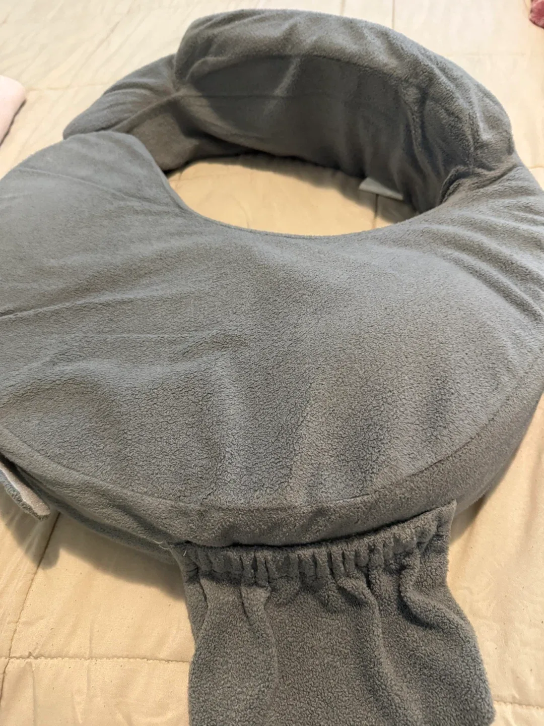 My Brest Friend Super Deluxe Breastfeeding Pillow - Grey image indicator(10)