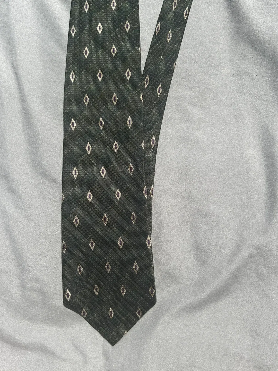 Chaps Ralph Lauren Green Silk Tie image indicator(4)