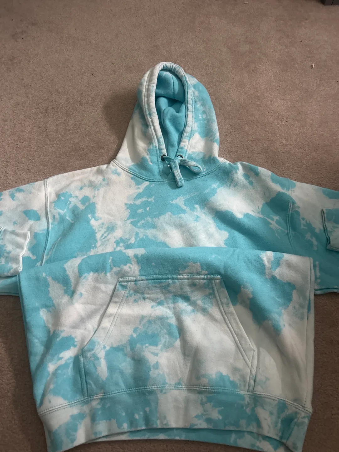 Tie-Dye Hoodie - Blue and White image indicator(2)