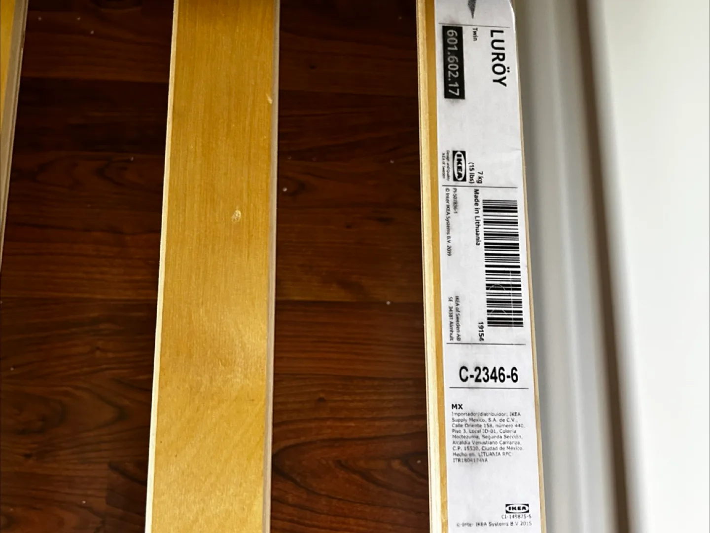 IKEA SLÄKT Twin Bed Frame w/ LURÖY Slatted Base image indicator(4)