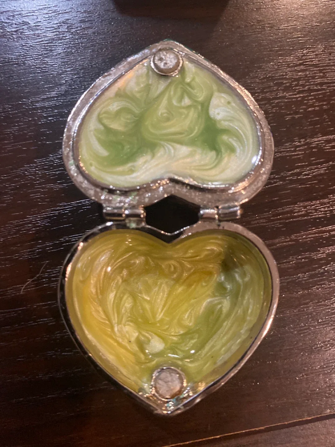 Monet Heart-Shaped Trinket Box - Jewelry Holder image indicator(2)